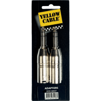 Yellow Cable Adaptateur jack 6,35 mm stéréo male xlr male - lot de 2 - Vue 2